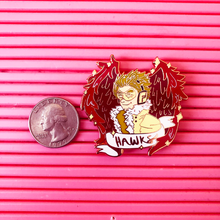 Load image into Gallery viewer, Winged Hero Enamel Pin
