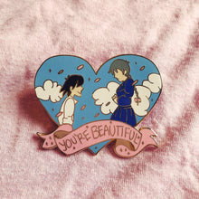 Load image into Gallery viewer, Howl and Sophie Enamel Pin
