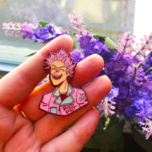 Load image into Gallery viewer, Vaporwave Boys Red Hair Enamel Pin
